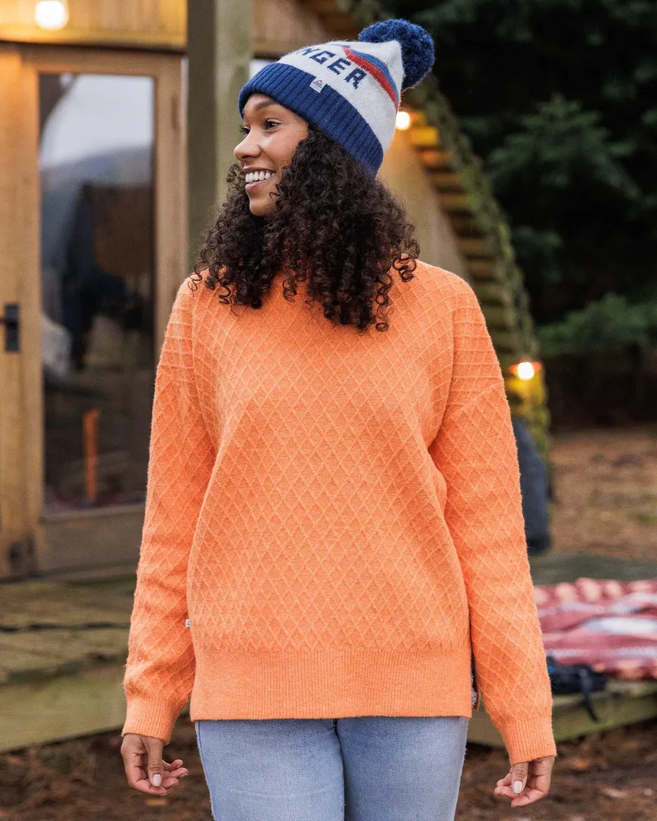 Knitwear>Passenger Hinterland Recycled Knitted Jumper Apricot