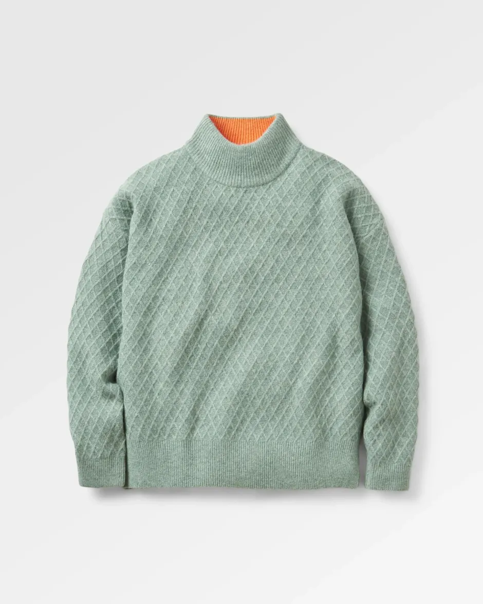 Knitwear|Women's Outlet>Passenger Hinterland Recycled Knitted Jumper Pistachio