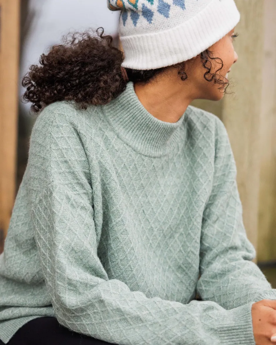 Knitwear|Women's Outlet>Passenger Hinterland Recycled Knitted Jumper Pistachio