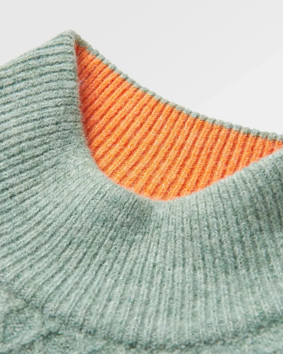 Knitwear|Women's Outlet>Passenger Hinterland Recycled Knitted Jumper Pistachio