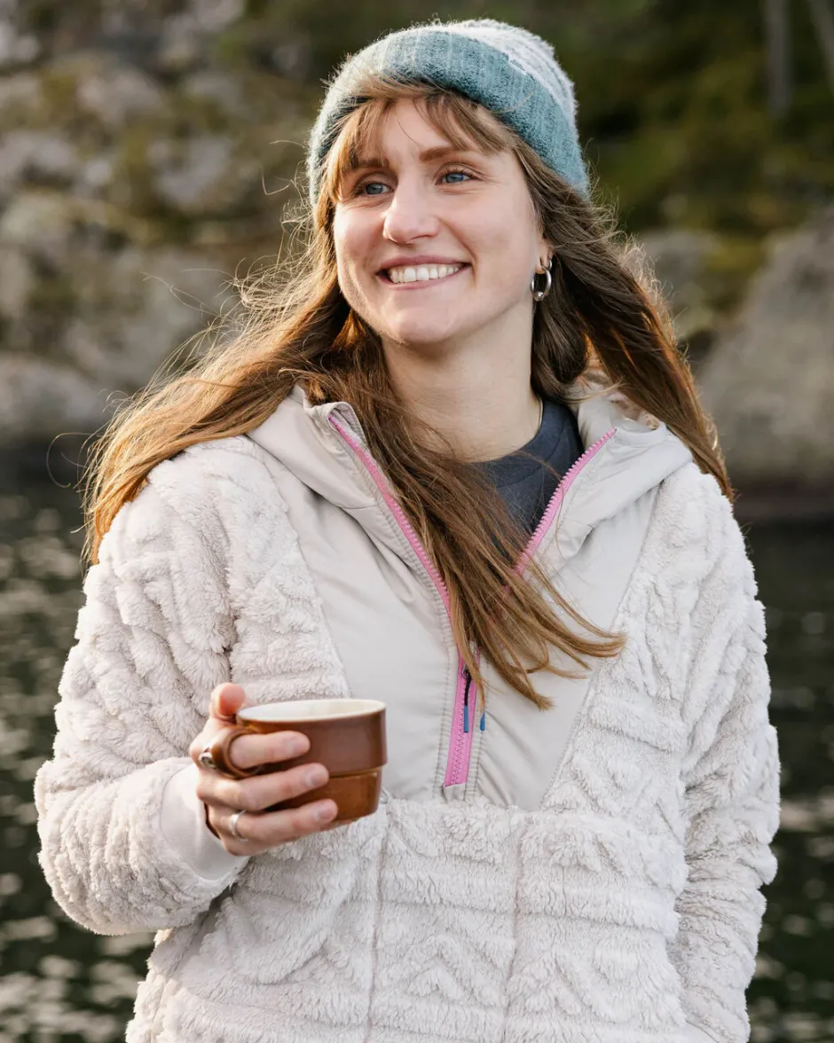 Women's Outlet|Women's>Passenger Holistic Sherpa Hooded Fleece Vintage White
