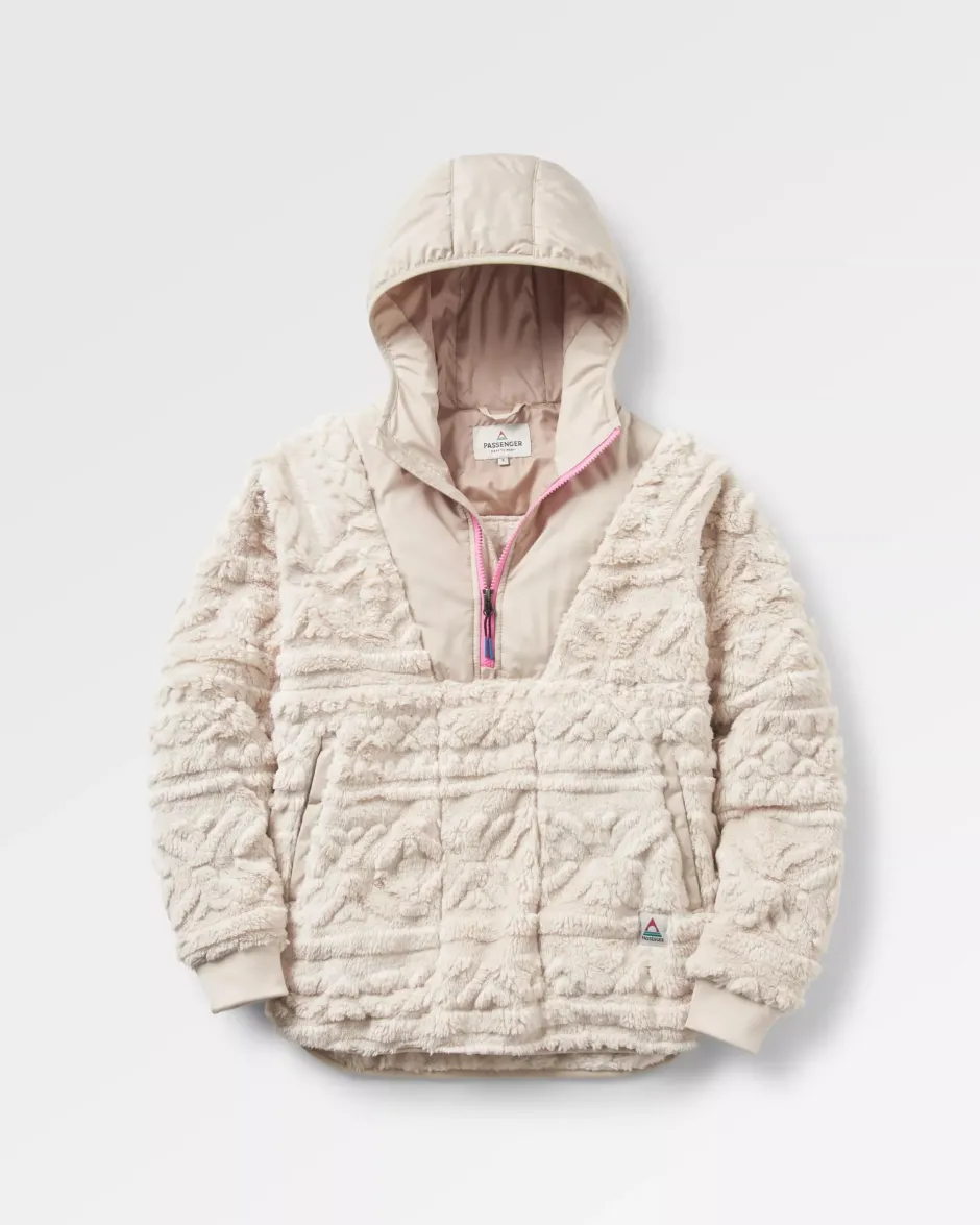 Women's Outlet|Women's>Passenger Holistic Sherpa Hooded Fleece Vintage White