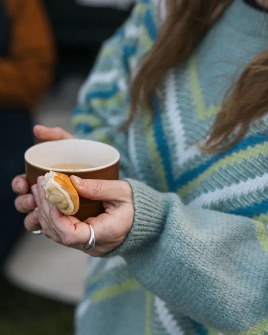Knitwear|Women's Outlet>Passenger Homestead Oversized Recycled Knitted Jumper Pistachio
