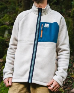Fleece|Fleece>Passenger Incline Recycled Polartec® Fleece Vintage White