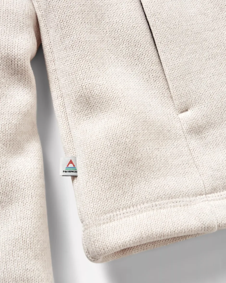 Fleece|Fleece>Passenger Incline Recycled Polartec® Fleece Vintage White