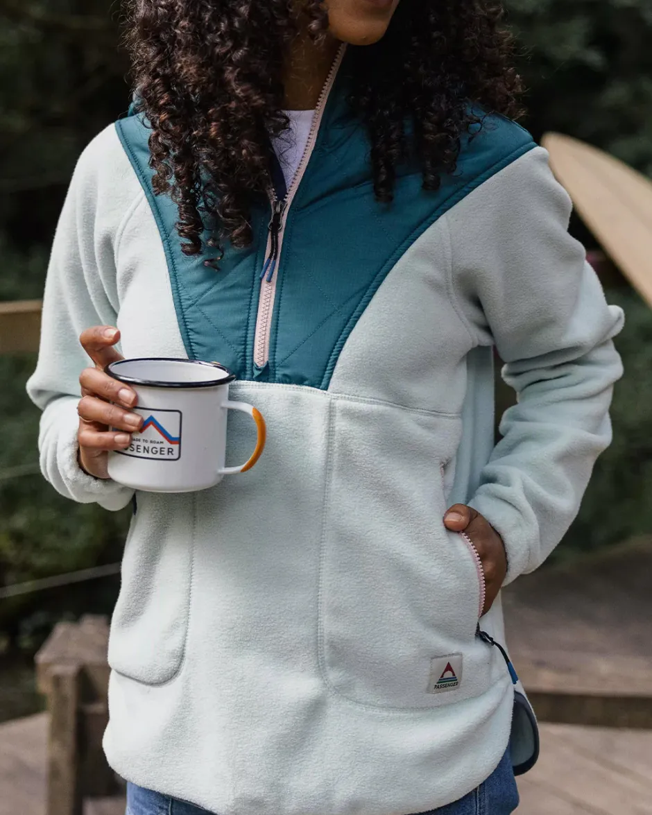 Fleece|Fleece>Passenger Juana Recycled Polar Hooded Fleece Surf Spray