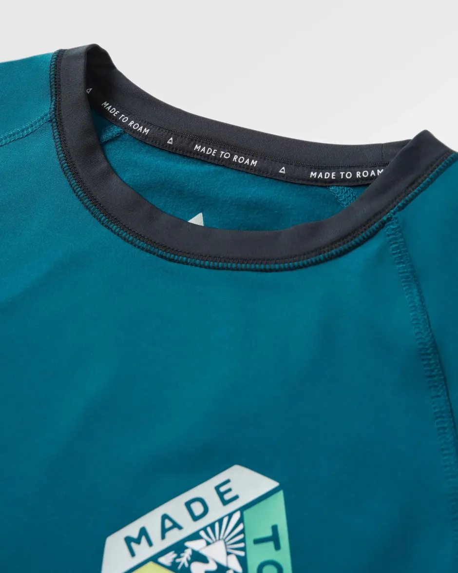 T-Shirts & Tank Tops|Activewear>Passenger Lakeside Recycled Active T-Shirt Tidal Blue