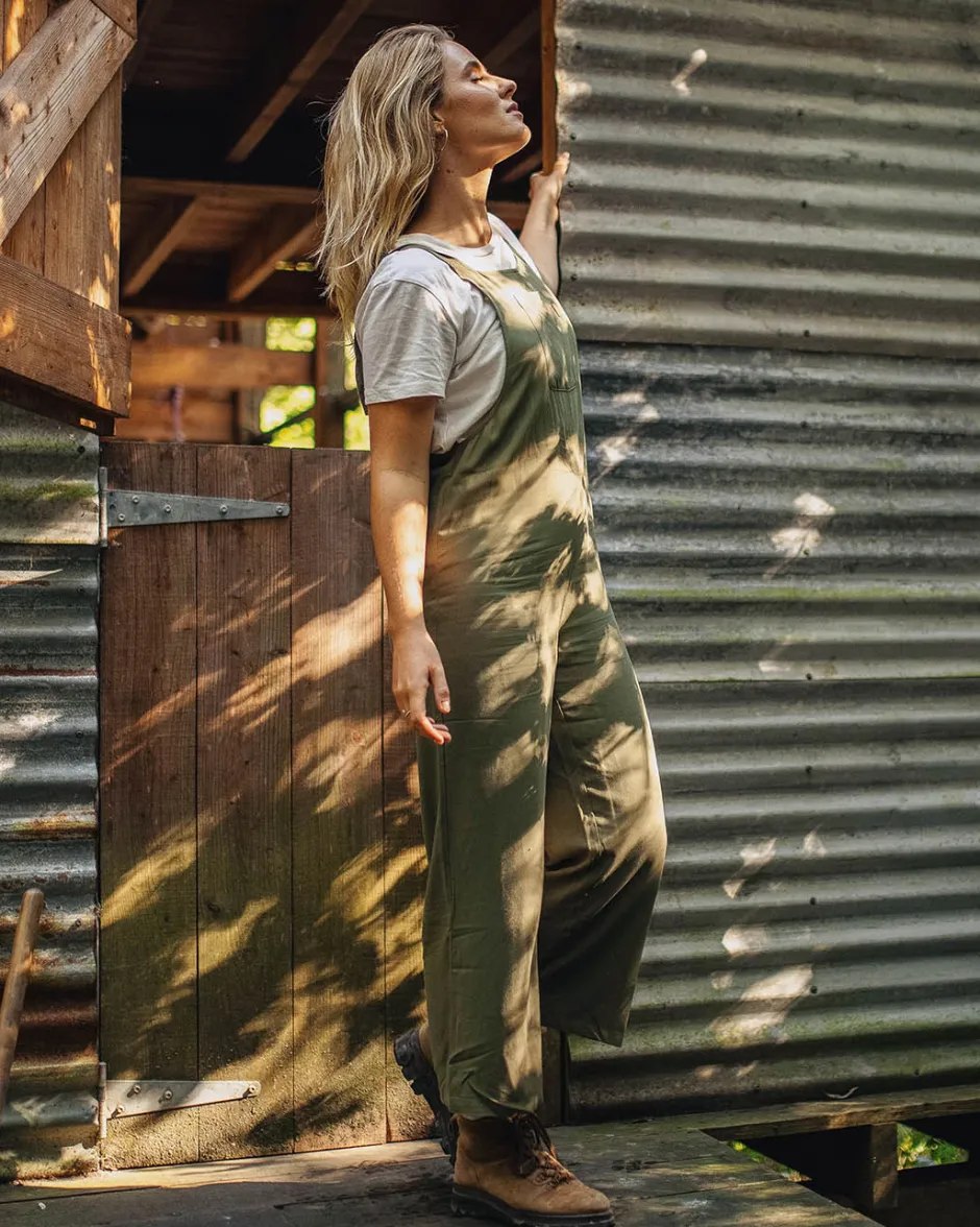 Dungarees & Pants|Women's Outlet>Passenger Lazy Day Dungarees Khaki