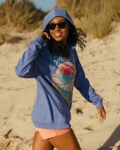 Hoodies & Sweatshirts|Women's Outlet>Passenger Live Wild Recycled Cotton Oversized Hoodie Baja