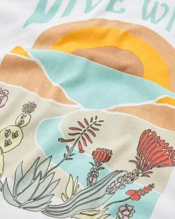 Tops & T-Shirts|Women's Outlet>Passenger Live Wild Recycled Cotton LS T-Shirt White