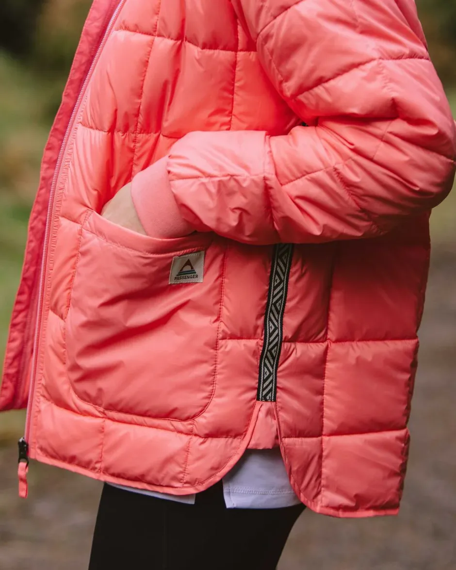 Water Resistant|Insulated>Passenger Lorelei Oversized Insulated Jacket Shell Pink