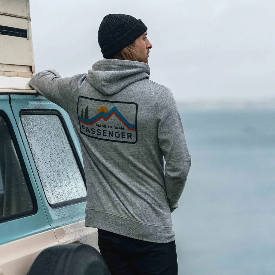 Hoodies & Sweatshirts>Passenger Made To Roam Recycled Hoodie Grey Marl