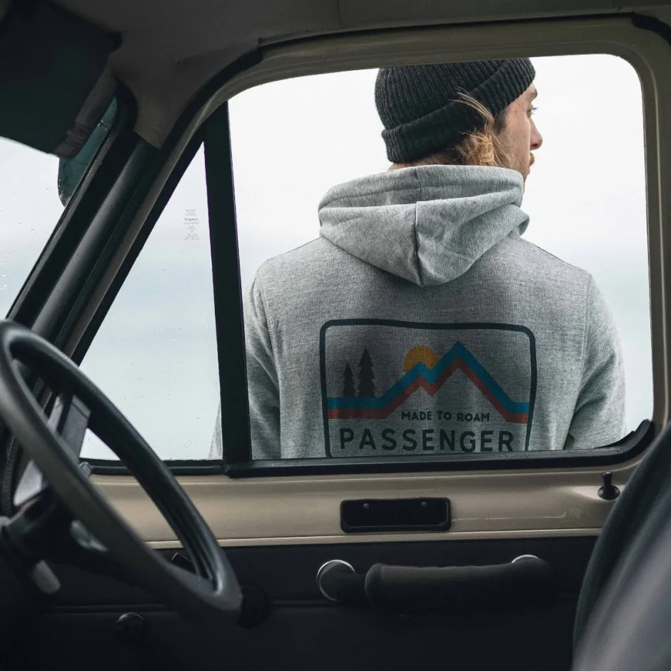 Hoodies & Sweatshirts>Passenger Made To Roam Recycled Hoodie Grey Marl