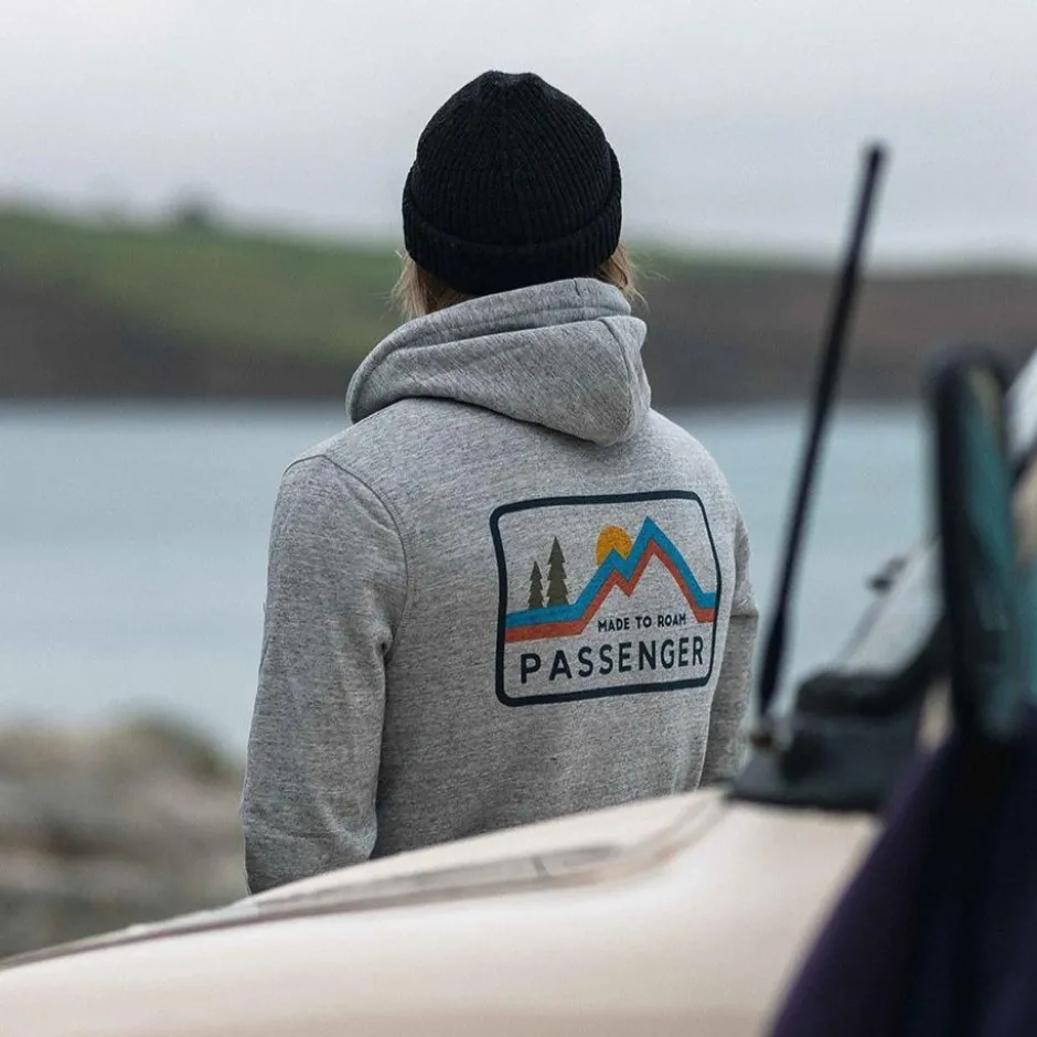 Hoodies & Sweatshirts>Passenger Made To Roam Recycled Hoodie Grey Marl