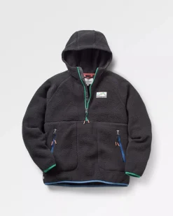 Fleece|Fleece>Passenger Maine 2.0 1/2 Zip Recycled Sherpa Fleece Black