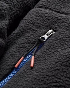 Fleece|Fleece>Passenger Maine 2.0 1/2 Zip Recycled Sherpa Fleece Black