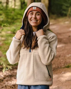 Fleece|Fleece>Passenger Maine 2.0 1/2 Zip Recycled Sherpa Fleece Oatmeal