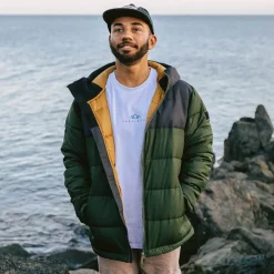 Men's Outlet|Men's>Floris van Bommel Manitoba Recycled Jacket Fir Tree