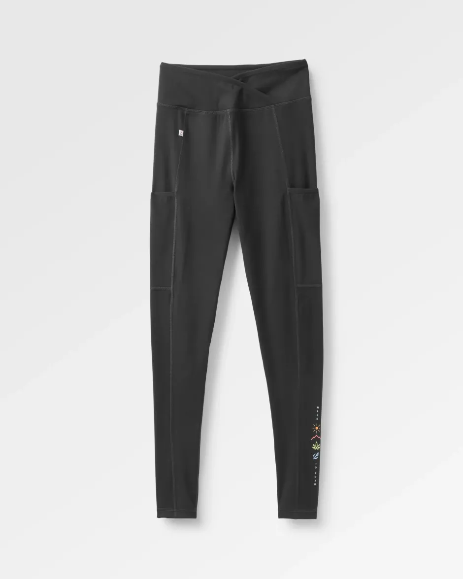 Leggings|Dungarees & Pants>Passenger Mantra Recycled Leggings Black
