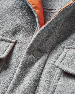 Shirts|Fleece>Passenger Maple Recycled Polar Fleece Shirt Grey Marl