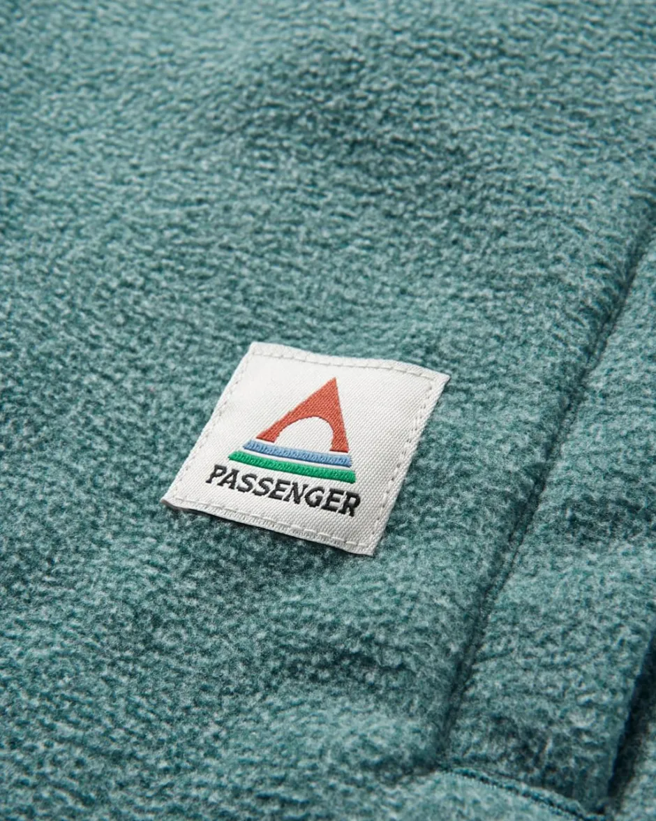 Shirts|Fleece>Passenger Maple Recycled Polar Fleece Shirt Mediterranean Marl