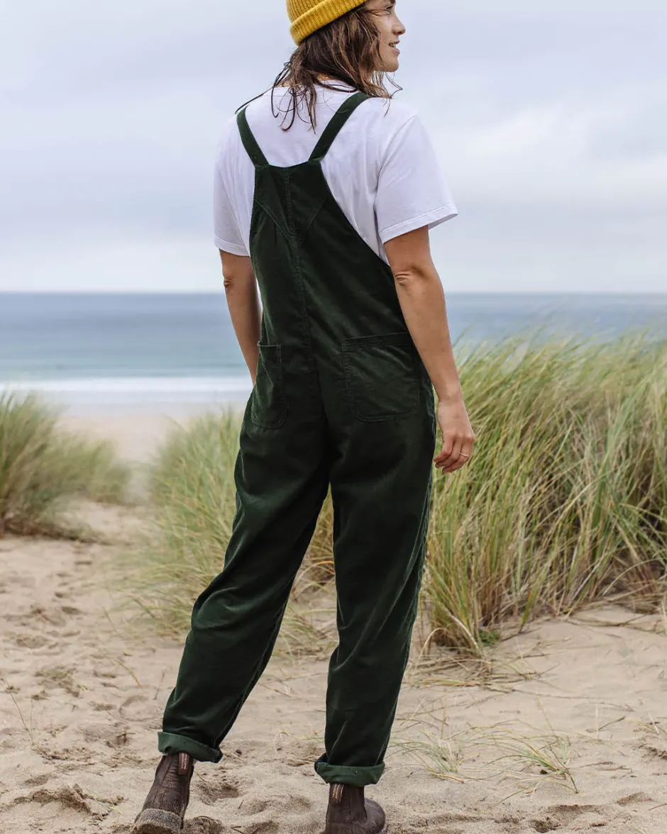Dungarees & Pants|Women's Outlet>Passenger Meadows Cord Dungarees Fir Tree