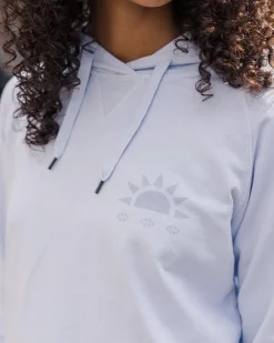 Hoodies & Sweatshirts|Women's Outlet>Passenger Mindful Recycled Cotton Hoodie Pale Blue