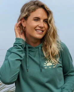 Hoodies & Sweatshirts>Passenger Mindful Recycled Cotton Hoodie Deep Sea
