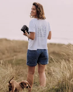 Tops & T-Shirts|Women's Outlet>Passenger Mindful Recycled Cotton T-Shirt Pale Blue