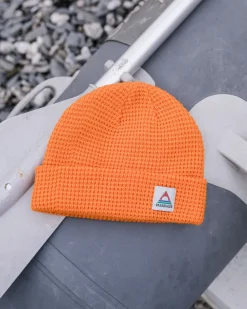 Accessories|Beanies>Passenger Moss Double Layer Recycled Waffle Beanie Mandarin