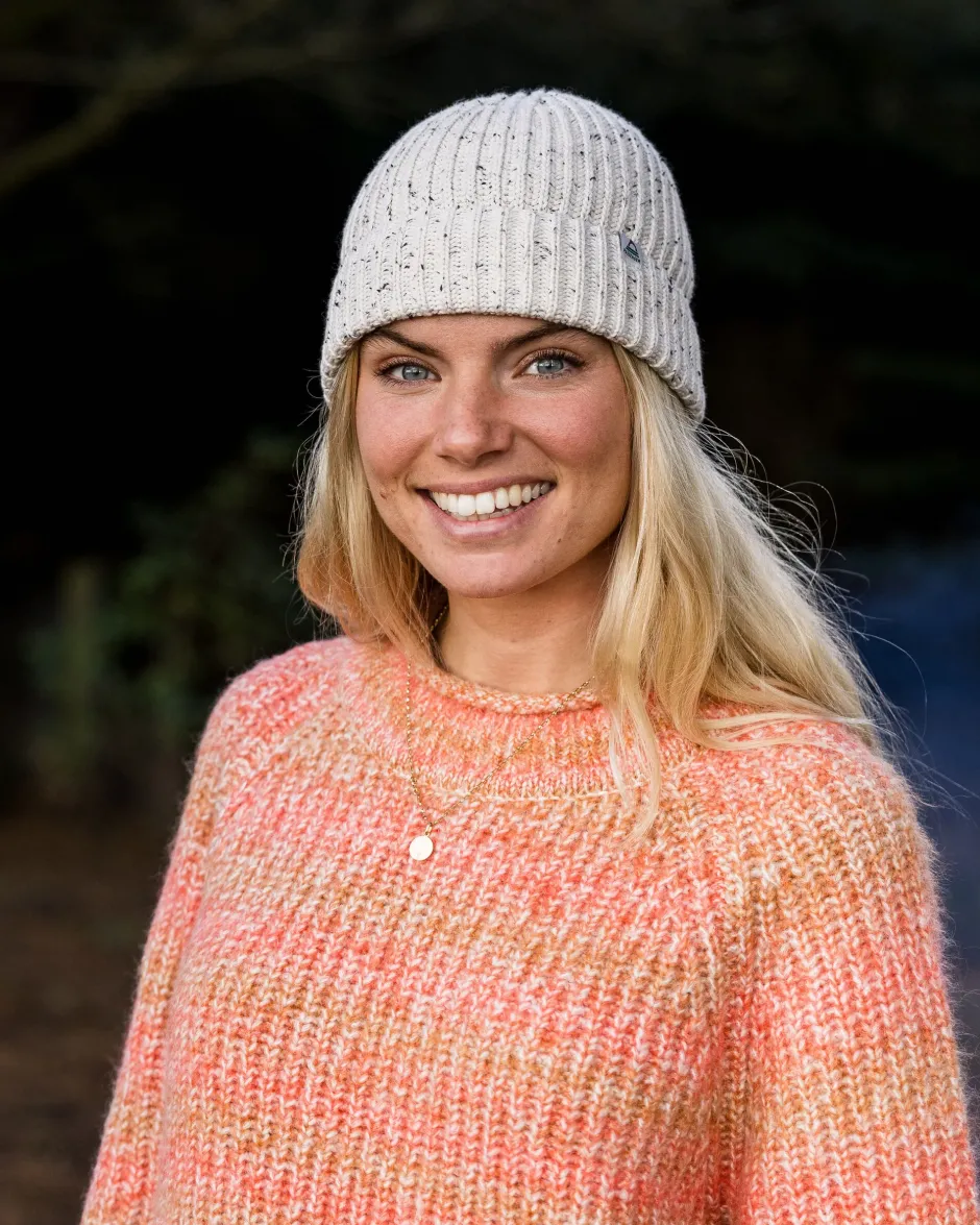Knitwear|Women's Outlet>Passenger Mountainside Mock Neck Recycled Knitted Jumper Apricot