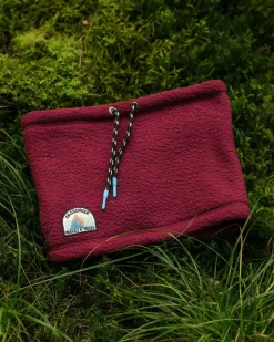 Accessories|Neckwear & Snoods>Passenger Mulled Recycled Sherpa Fleece Snood Wine