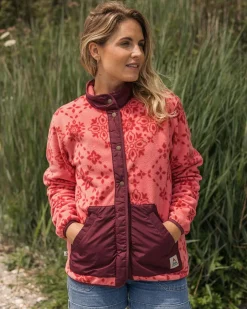 Fleece|Fleece>Passenger Navegado Recycled Polar Fleece Large Tile Rose