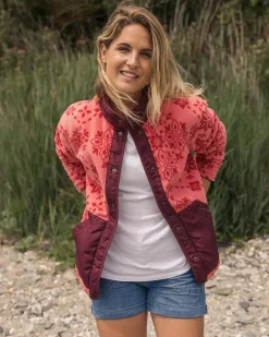 Fleece|Fleece>Passenger Navegado Recycled Polar Fleece Large Tile Rose