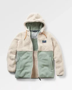 Fleece|Fleece>Passenger Nestling Recycled Sherpa Hooded Fleece Vintage White