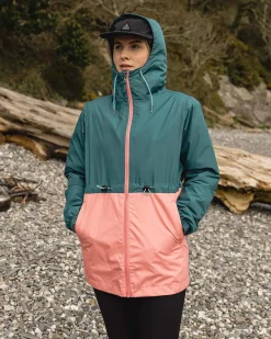 Water Resistant|Shell>Passenger Nimbin Recycled Full Zip Water Resistant Jacket Mediterranean