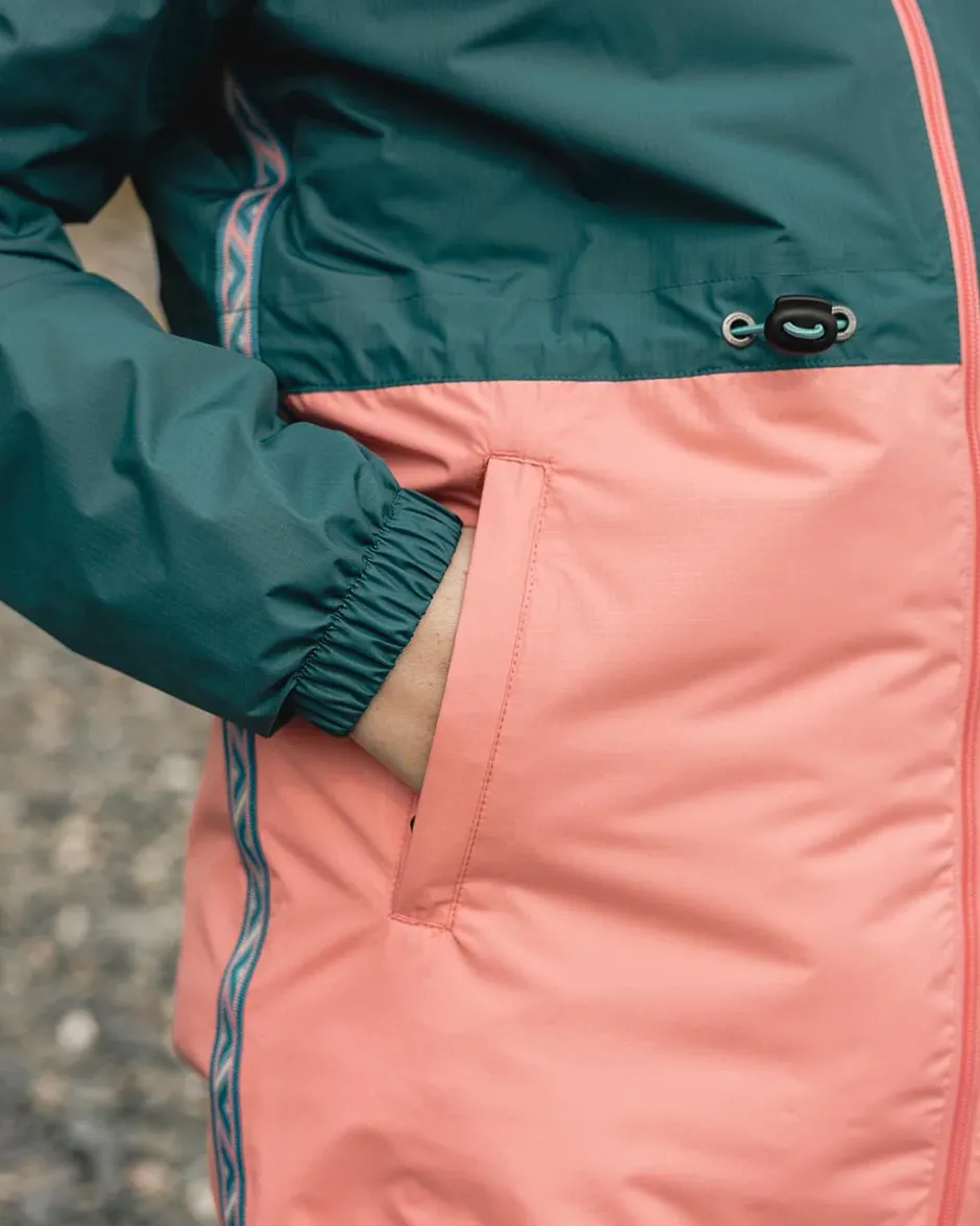 Water Resistant|Shell>Passenger Nimbin Recycled Full Zip Water Resistant Jacket Mediterranean