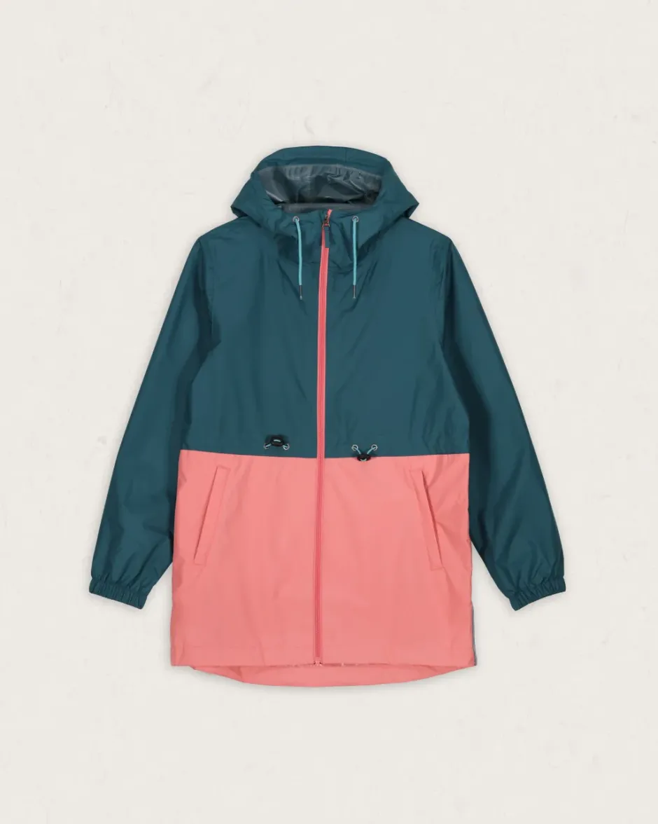 Water Resistant|Shell>Passenger Nimbin Recycled Full Zip Water Resistant Jacket Mediterranean