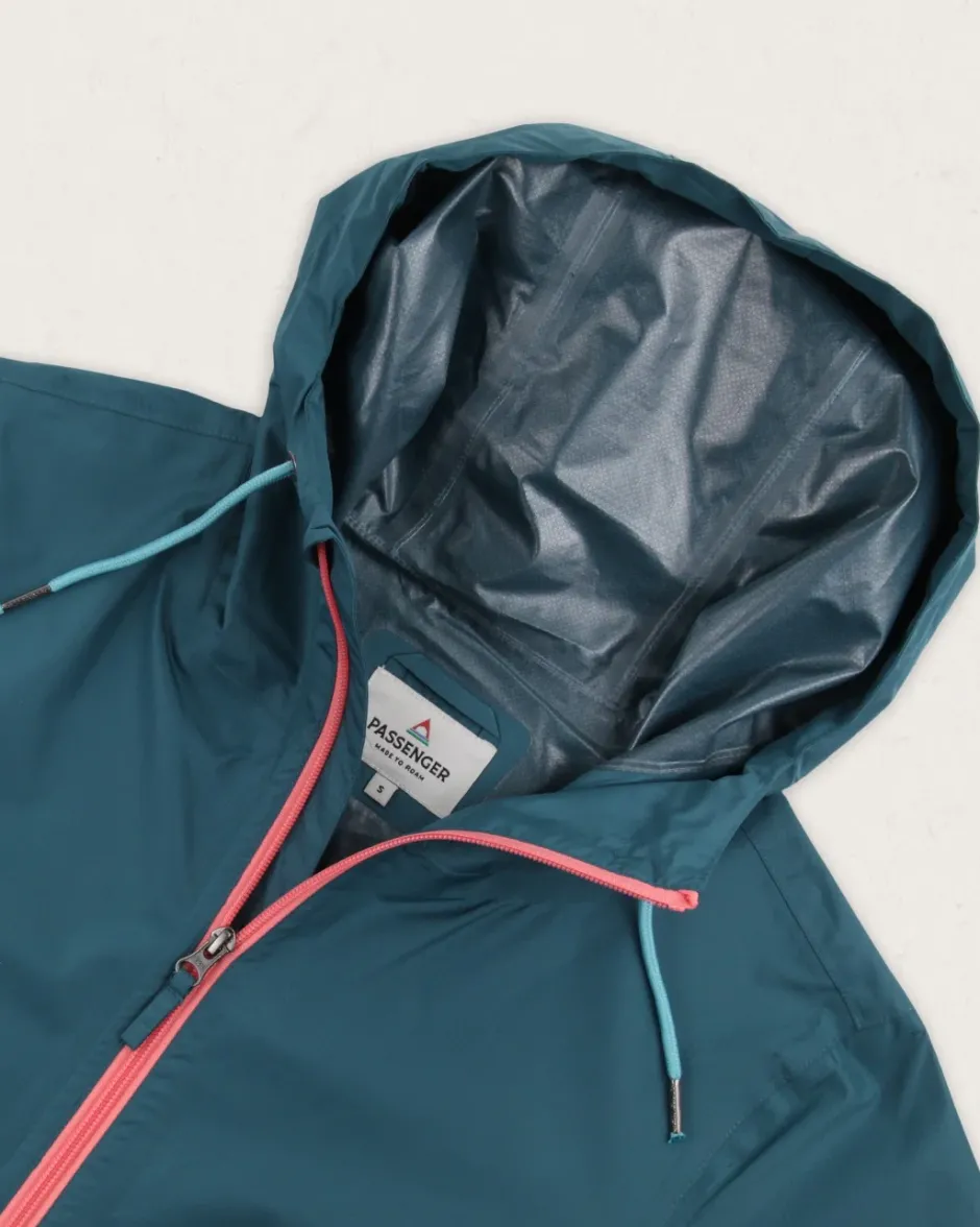 Water Resistant|Shell>Passenger Nimbin Recycled Full Zip Water Resistant Jacket Mediterranean