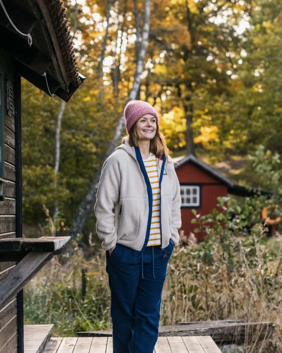 Fleece|Fleece>Passenger North Coast 2.0 Full Zip Recycled Sherpa Fleece Oatmeal