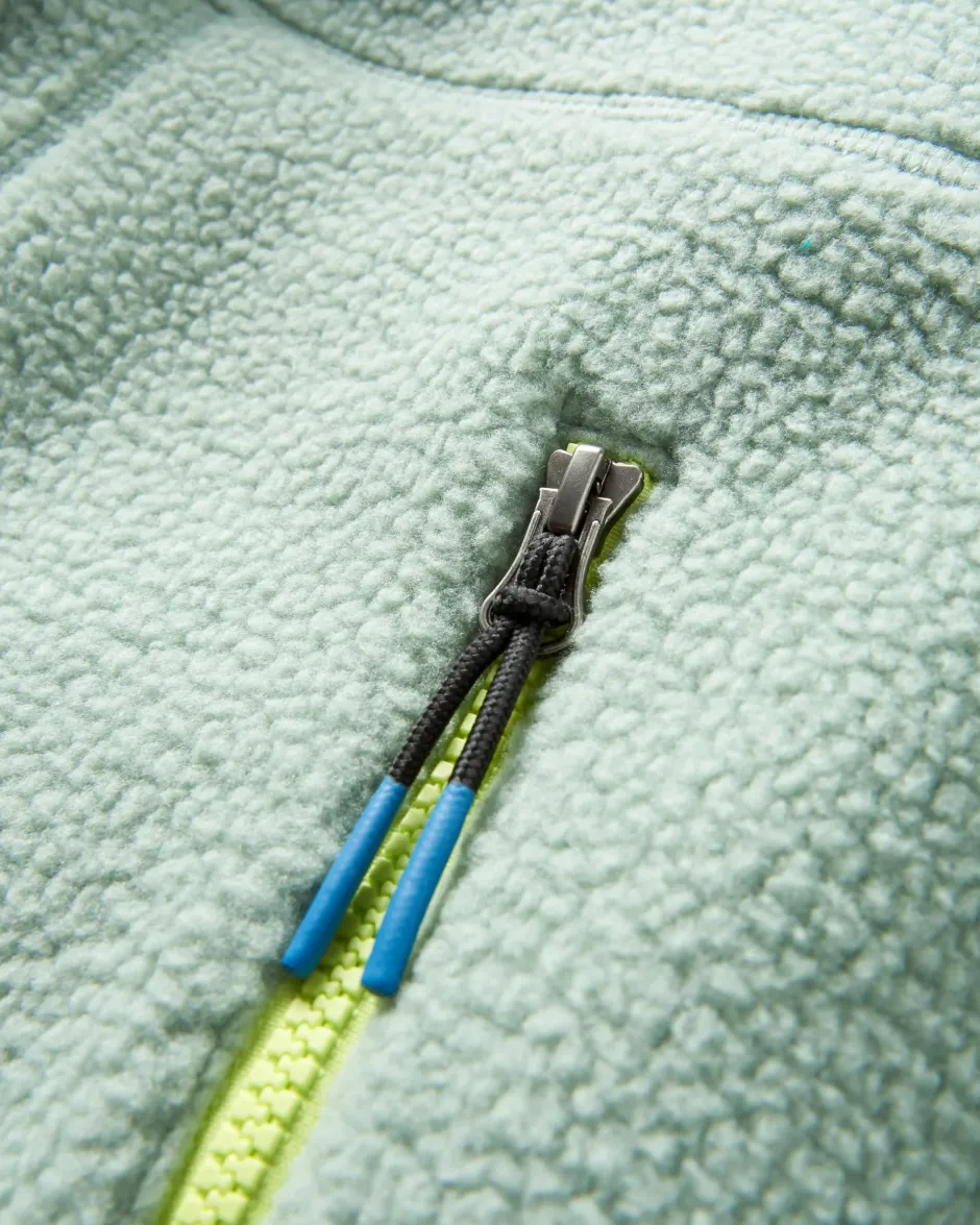 Fleece|Fleece>Passenger North Coast 2.0 Full Zip Recycled Sherpa Fleece Pistachio