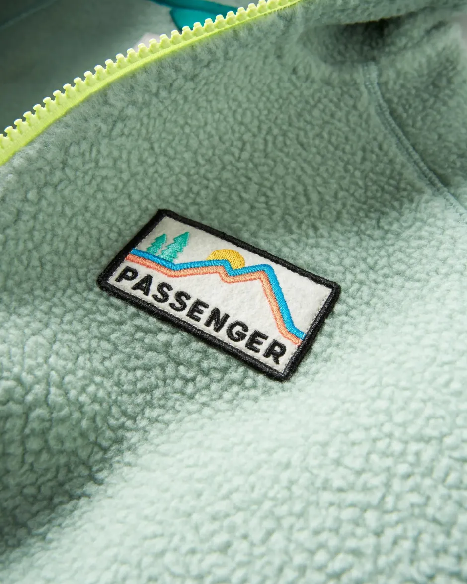 Fleece|Fleece>Passenger North Coast 2.0 Full Zip Recycled Sherpa Fleece Pistachio