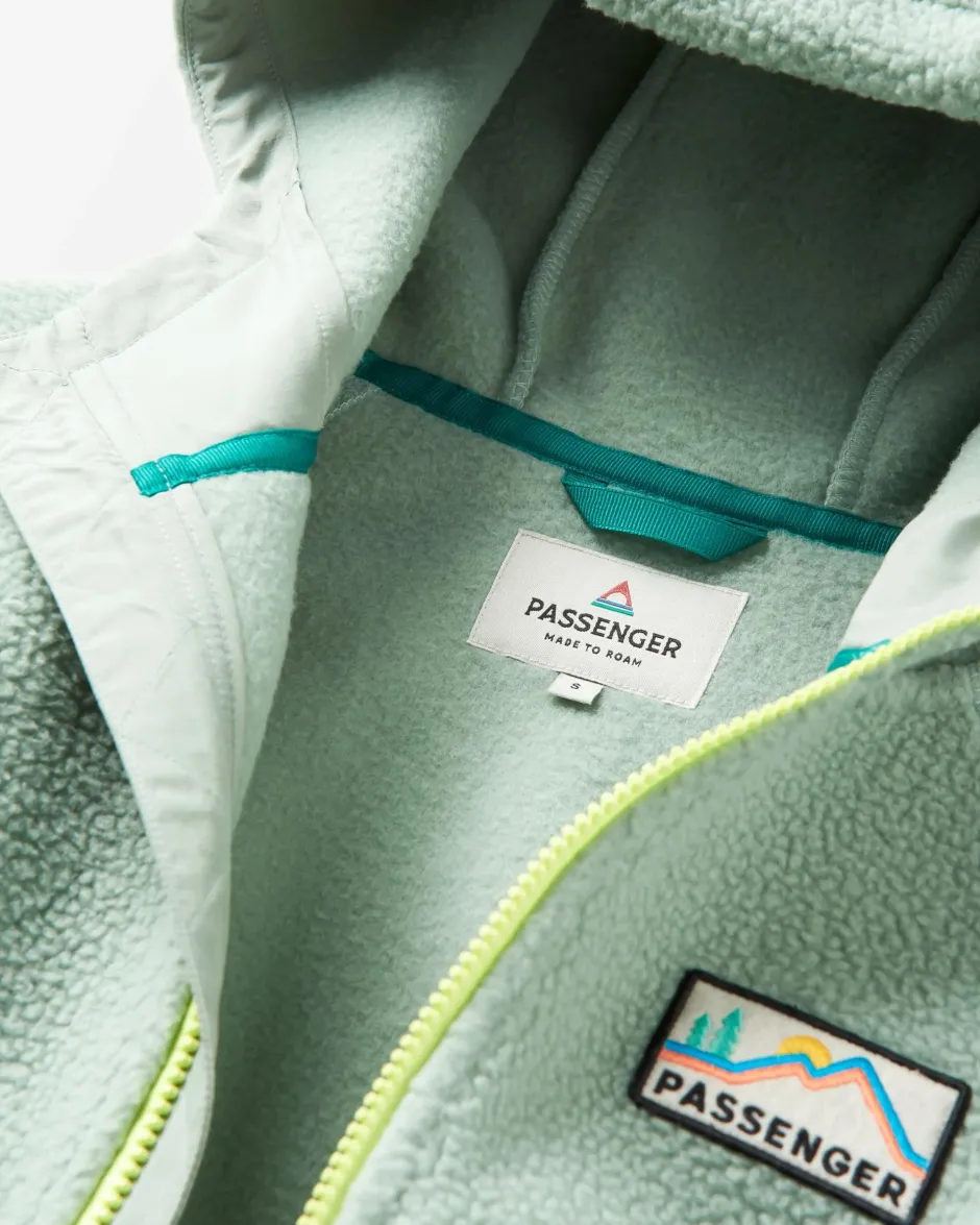 Fleece|Fleece>Passenger North Coast 2.0 Full Zip Recycled Sherpa Fleece Pistachio