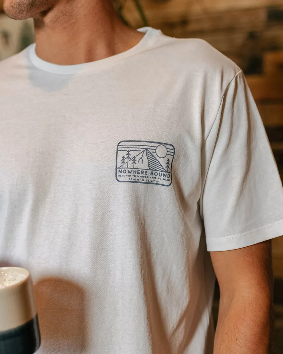 T-Shirts & Tank Tops|Men's Outlet>Passenger Nowhere Bound Recycled Cotton T-Shirt White