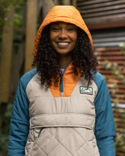 Insulated|Women's Outlet>Passenger Ocean Recycled Insulated 1/2 Zip Jacket Feather