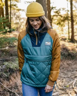 Water Resistant|Insulated>Passenger Ocean Recycled Insulated 1/2 Zip Jacket Deep Ocean