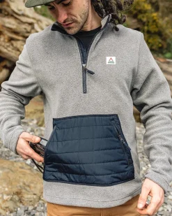 Fleece|Fleece>Passenger Oceanside Recycled Polar Fleece Grey Marl