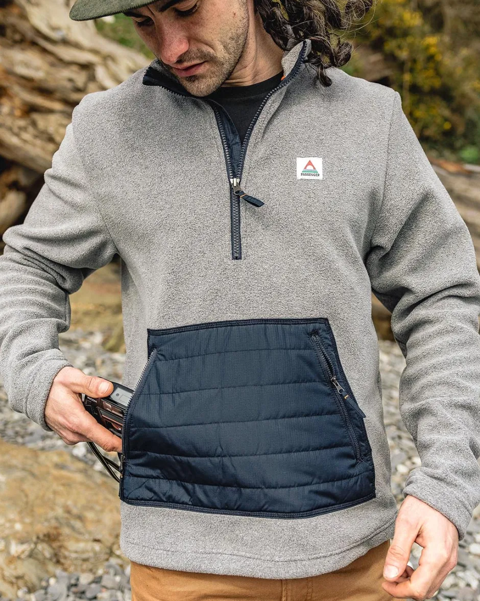 Fleece|Fleece>Passenger Oceanside Recycled Polar Fleece Grey Marl