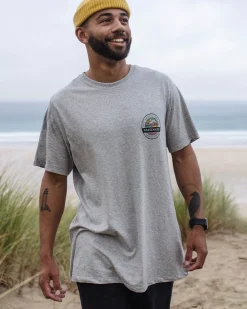 T-Shirts & Tank Tops|Best Sellers>Passenger Odyssey Recycled Cotton T-Shirt Grey Marl