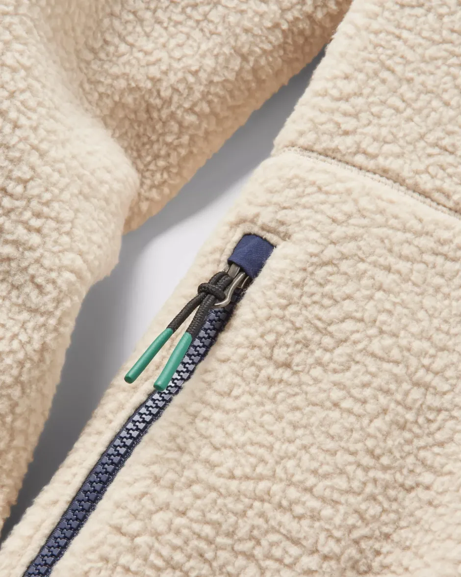 Winter Road Trip Essentials|Best Sellers>Passenger Offgrid 2.0 Recycled Sherpa Fleece Oatmeal/Navy